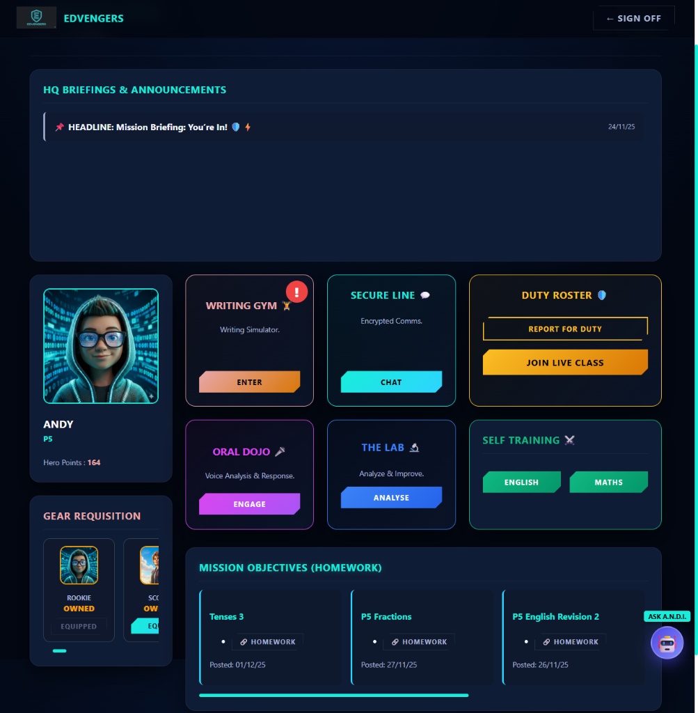 Student Hub Interface